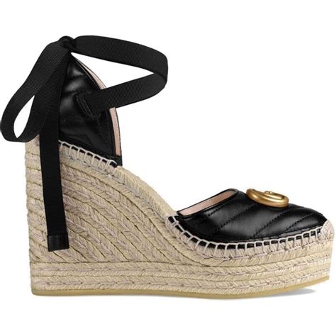 espadrillas con zeppa gucci|Le espadrillas con zeppa sono le scarpe chic dell’Estate 2024.